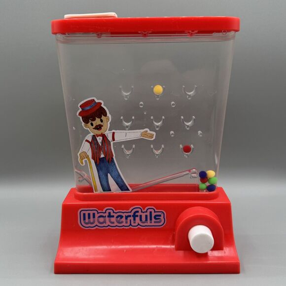 Waterfuls by Kahootz Water Game Push Button 1980s Float Ball - Picture 1 of 10